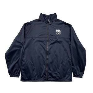 USA Olympic Team Men's Full Zip Fleece Jacket